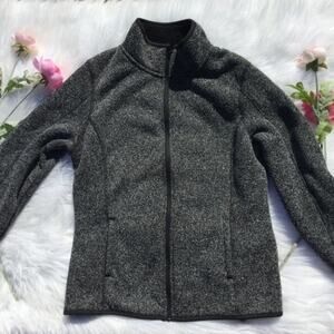 Swiss Tech Fleece Lined Grey Gray Zipper Jacket